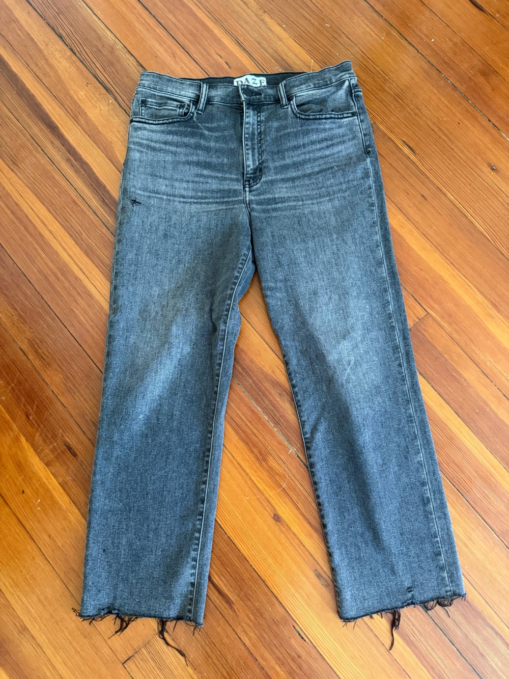Daze Denim Washed Black Boot Cut Jeans -